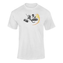 Load image into Gallery viewer, Fire Goalie T-ShirtLadies, Mens, Unisex, Wolves Ice Hockey