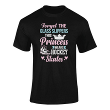 Load image into Gallery viewer, Forget The Glass Slippers This Princess Wears Hockey Skates T-ShirtLadies, Mens, Unisex, Wolves Ice Hockey