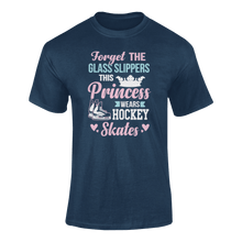 Load image into Gallery viewer, Forget The Glass Slippers This Princess Wears Hockey Skates T-ShirtLadies, Mens, Unisex, Wolves Ice Hockey