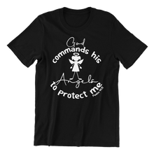 Load image into Gallery viewer, God Commands His Angels to Protect Me Psalm 91 T-shirtchristian, Ladies, Mens, Unisex