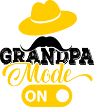 Load image into Gallery viewer, Grandpa mode on T-Shirtdad, fatherhood, Fathers day, funny, grandpa, Mens, Unisex