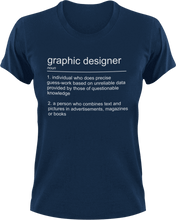 Load image into Gallery viewer, Graphic Designer T-Shirtgraphic designer, job, Ladies, Mens, noun, Unisex
