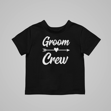 Load image into Gallery viewer, Groom Crew Kids Bachelors Party T-Shirtbachelor, bachelors party, boy, groom, kids, marriage