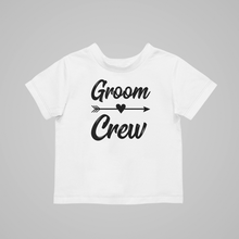 Load image into Gallery viewer, Groom Crew Kids Bachelors Party T-Shirtbachelor, bachelors party, boy, groom, kids, marriage
