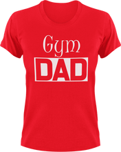 Load image into Gallery viewer, Gym DAD T-Shirtcool dad, dad, gym, gymnast, Mens, Unisex