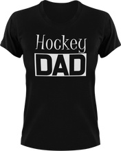 Load image into Gallery viewer, Hockey DAD T-Shirtcool dad, dad, Hockey, Mens, sport, Unisex