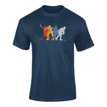 Load image into Gallery viewer, Hockey Player Silhouette T-ShirtLadies, Mens, Unisex, Wolves Ice Hockey