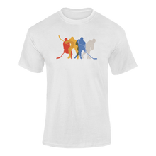 Load image into Gallery viewer, Hockey Player Silhouette T-ShirtLadies, Mens, Unisex, Wolves Ice Hockey