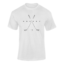 Load image into Gallery viewer, Hockey Stick T-ShirtLadies, Mens, Unisex, Wolves Ice Hockey