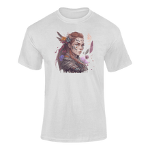 Load image into Gallery viewer, Horizon Zero Dawn Fanart - Aloy 2 T-ShirtChantel Fourie, fanart, gamer, games, gaming, Horizon, Horizon Zero Dawn, Ladies, Mens, Unisex, videogames