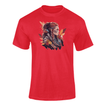 Load image into Gallery viewer, Horizon Zero Dawn Fanart - Aloy 3 T-ShirtChantel Fourie, fanart, gamer, games, gaming, Horizon, Horizon Zero Dawn, Ladies, Mens, Unisex, videogames