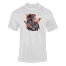Load image into Gallery viewer, Horizon Zero Dawn Fanart - Aloy 3 T-ShirtChantel Fourie, fanart, gamer, games, gaming, Horizon, Horizon Zero Dawn, Ladies, Mens, Unisex, videogames