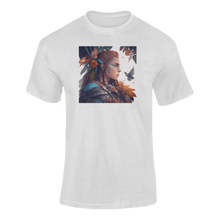 Load image into Gallery viewer, Horizon Zero Dawn Fanart - Aloy 5 T-ShirtChantel Fourie, fanart, gamer, games, gaming, Horizon, Horizon Zero Dawn, Ladies, Mens, Unisex, videogames