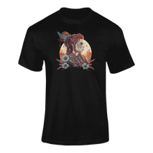 Load image into Gallery viewer, Horizon Zero Dawn Fanart - Aloy T-ShirtChantel Fourie, fanart, gamer, games, gaming, Horizon, Horizon Zero Dawn, Ladies, Mens, Unisex, videogames