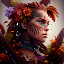 Load image into Gallery viewer, Horizon Zero Dawn Fanart - Aloy 4 T-ShirtChantel Fourie, fanart, gamer, games, gaming, Horizon, Horizon Zero Dawn, Ladies, Mens, Unisex, videogames