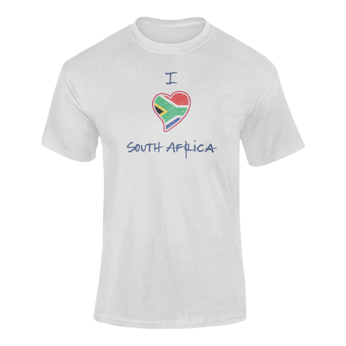 I Love South Africa T-Shirtdyzynu, Ladies, Mens, Unisex