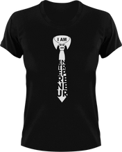 Load image into Gallery viewer, I am an entrepreneur tie T-Shirtentrepreneur, Ladies, Mens, tie, Unisex