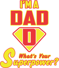 Load image into Gallery viewer, I'm a dad what's your superpower T-Shirtdad, Fathers day, Ladies, Mens, superhero, Unisex