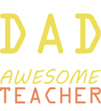 Load image into Gallery viewer, I'm a proud dad of an awesome teacher T-Shirtdad, Fathers day, Ladies, Mens, teacher, Unisex