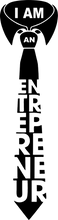 Load image into Gallery viewer, I am an entrepreneur tie T-Shirtentrepreneur, Ladies, Mens, tie, Unisex