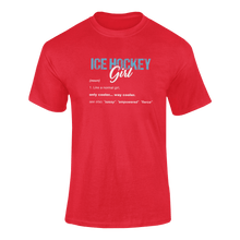 Load image into Gallery viewer, Ice Hockey Girl T-ShirtLadies, Mens, Unisex, Wolves Ice Hockey