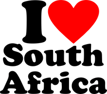 Load image into Gallery viewer, I love South Africa T-shirtLadies, Mens, Unisex