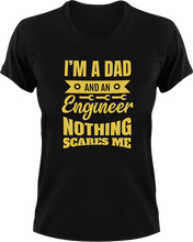 Load image into Gallery viewer, I'm A Dad And An Engineer T-Shirtcool dad, dad, Dad Jokes, engineer, job, Ladies, Mens, super dad, Unisex