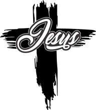 Load image into Gallery viewer, Jesus Cross T-shirtchristian, cross, Ladies, Mens, motivation, Unisex