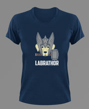 Load image into Gallery viewer, Labrathor T-Shirtanimals, books, coffee, dog, Ladies, Mens, pets, Unisex