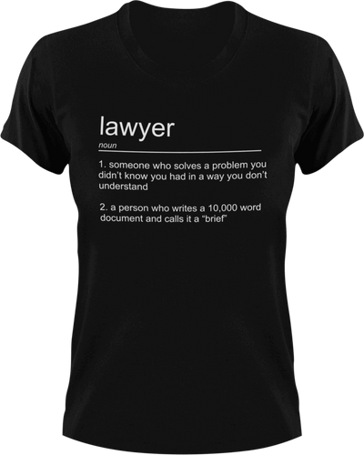 Lawyer T-Shirtjob, Ladies, law, lawyer, Mens, noun, Unisex
