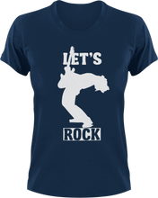 Load image into Gallery viewer, Lets rock T-Shirtbass, Ladies, Mens, music, rock, Unisex