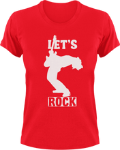 Load image into Gallery viewer, Lets rock T-Shirtbass, Ladies, Mens, music, rock, Unisex
