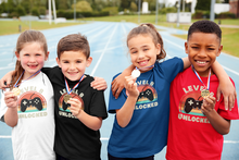 Load image into Gallery viewer, Level 9 unlocked Birthday T-shirtbirthday, boy, gamer, girl, kids, neice, nephew