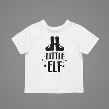 Load image into Gallery viewer, Little Elf Kids T-Shirtanimal, animals, boy, christmas, elf, girl, kids, Merry Christmas, neice, nephew