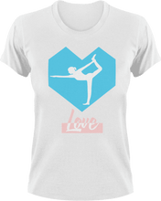 Load image into Gallery viewer, Love Yoga T-Shirtaerial yoga, hot yoga, Ladies, love, Mens, Unisex, yoga