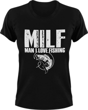 Load image into Gallery viewer, Man I Love Fishing T-Shirtfish, fisherman, fishing, Ladies, Mens, Unisex