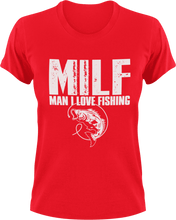 Load image into Gallery viewer, Man I Love Fishing T-Shirtfish, fisherman, fishing, Ladies, Mens, Unisex