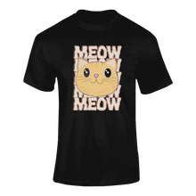 Load image into Gallery viewer, Tigger's Ark Meow Ginger Cat T-Shirtcat, cat mom, cat nip, Ladies, Mens, Michelle West, pets, Tigger's Ark, Unisex