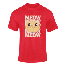 Load image into Gallery viewer, Tigger's Ark Meow Ginger Cat T-Shirtcat, cat mom, cat nip, Ladies, Mens, Michelle West, pets, Tigger's Ark, Unisex