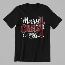 Load image into Gallery viewer, Merry Christmas T-shirtaunt, christian, christmas, kids, Ladies, Mens, mom, motivation, neice, nephew, sister, uncle, Unisex