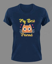 Load image into Gallery viewer, My Best Cat Friend T-Shirtanimals, cat, dog, Ladies, Mens, pets, Unisex