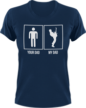 Load image into Gallery viewer, My dad your dad T-Shirtdad, Dad Jokes, Ladies, Mens, music, rock, Unisex
