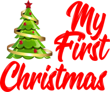Load image into Gallery viewer, My First Christmas Baby Vest