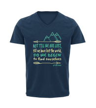 Load image into Gallery viewer, Not Till We Are Lost V-Neck T-Shirtdog