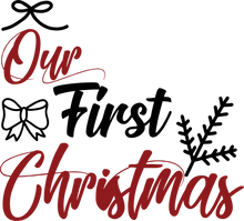Load image into Gallery viewer, Our First Christmas T-Shirtchristmas, first, Ladies, Mens, Merry Christmas, Unisex
