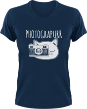 Load image into Gallery viewer, Photograpurr T-Shirtcat, Ladies, Mens, pets, photo, photographer, photography, photoshop, Unisex