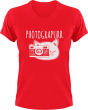Load image into Gallery viewer, Photograpurr T-Shirtcat, Ladies, Mens, pets, photo, photographer, photography, photoshop, Unisex
