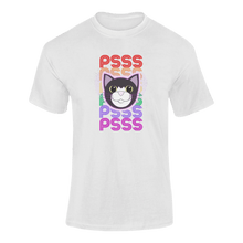 Load image into Gallery viewer, Tigger's Ark Pspsps Rainbow Tux Cat T-Shirtcat, cat mom, cat nip, Ladies, Mens, Michelle West, pets, Tigger's Ark, Unisex