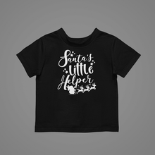 Load image into Gallery viewer, Santa's Little Helper Kids T-Shirt 2animal, animals, boy, christmas, elf, girl, kids, Merry Christmas, neice, nephew