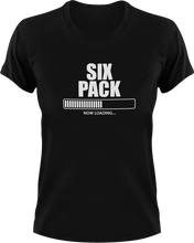 Load image into Gallery viewer, Six Pack Now Loading T-Shirtgym, gymnast, gymnastics, Ladies, Mens, six pack, Unisex